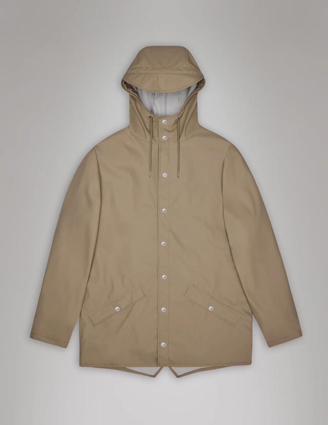 RAINS JACKET BEIGE