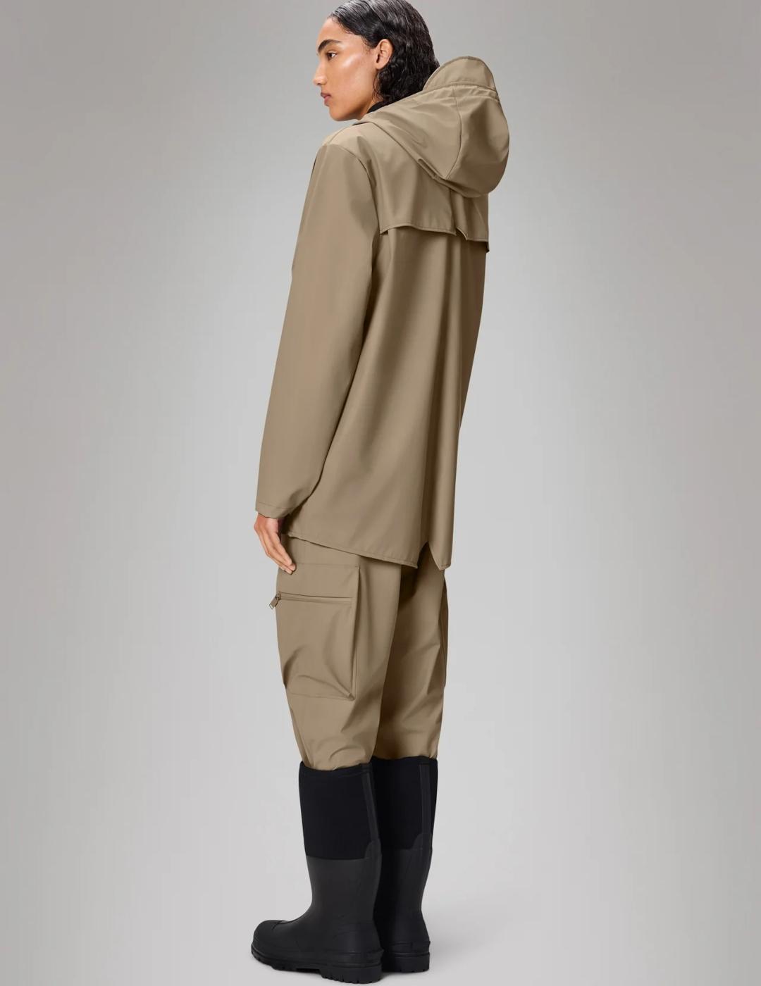 RAINS JACKET BEIGE