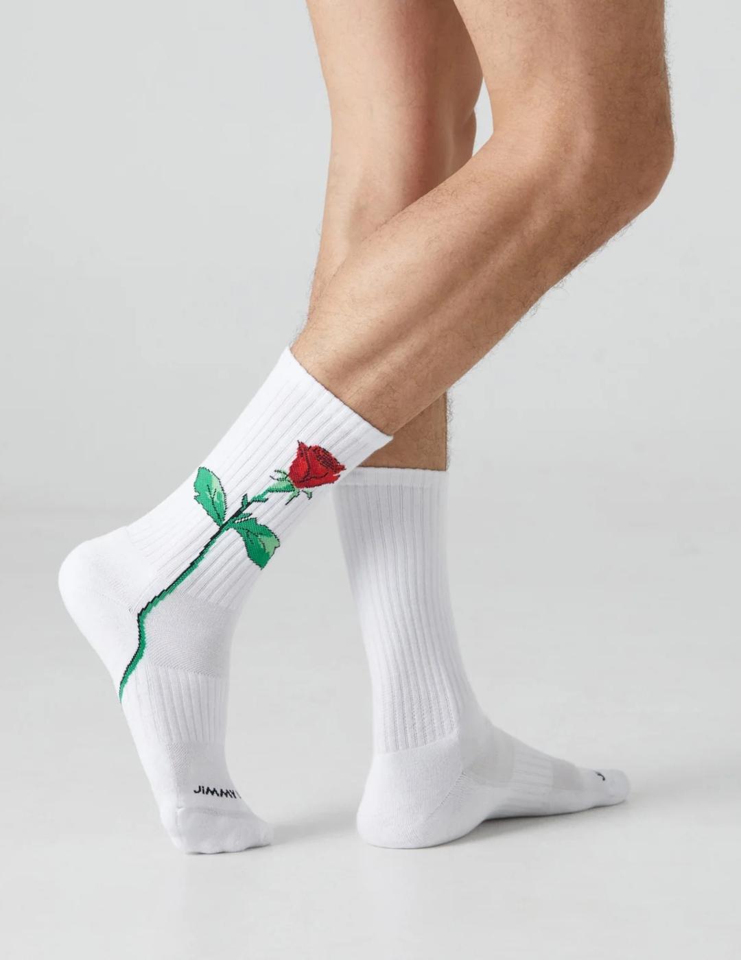 Calcetines blancos para hombre de Jimmy Lion