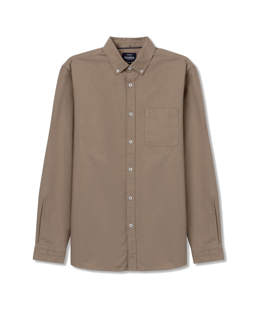 TIFFOSI CAMISA MARRÓN TOMMY