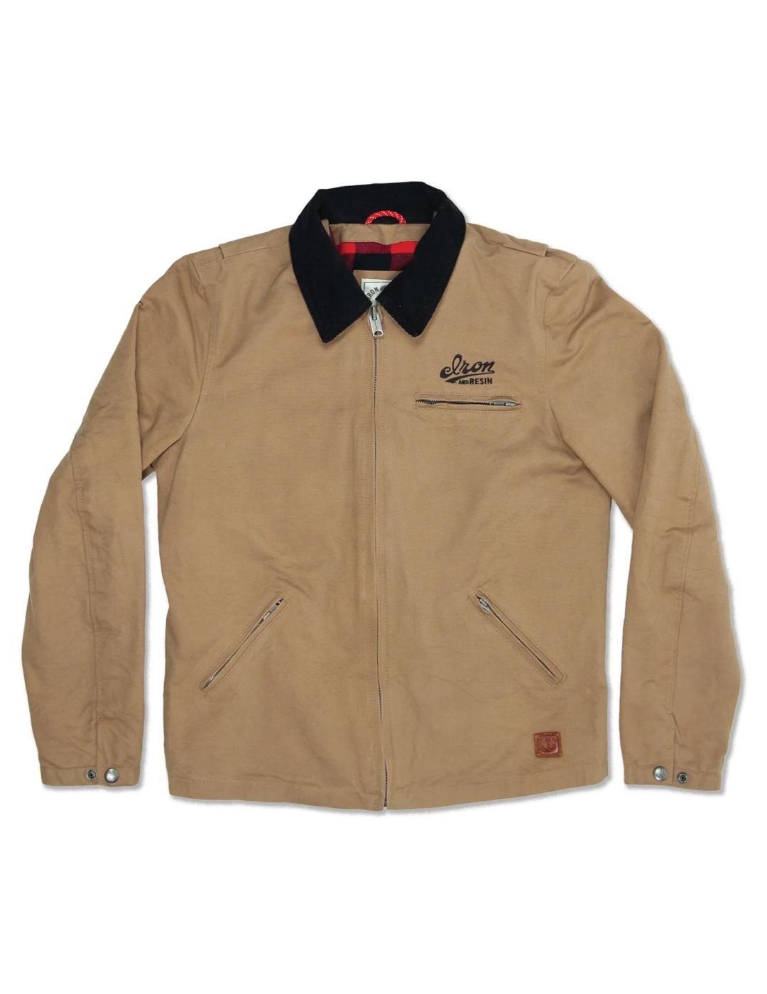 IRON RESIN JACKET BEIGE SERVICE