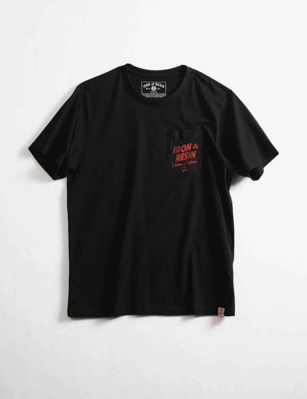 IRON RESIN CAMISETA RIDE SLIDE NEGRA