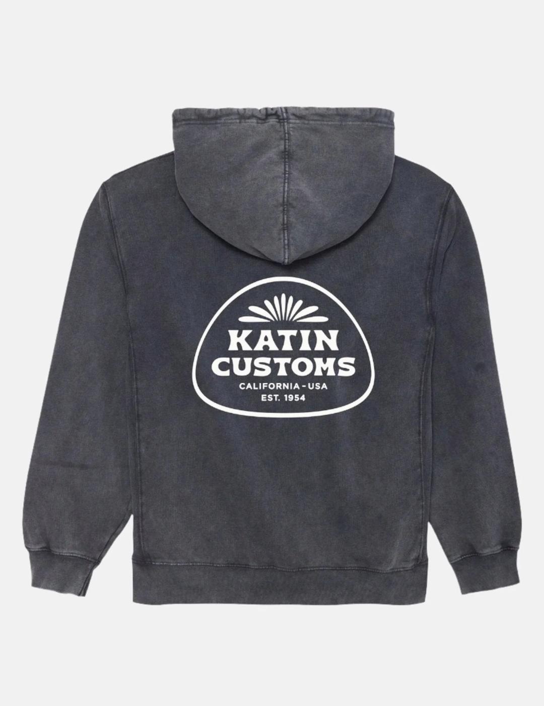 KATIN HOODIE GUIDE BLACK WASH