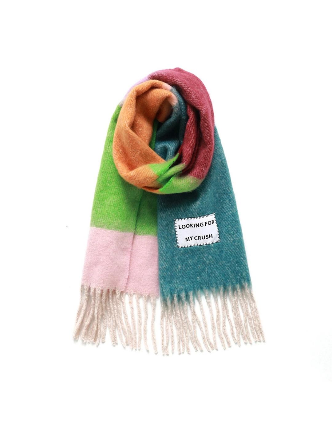 Fulares y bufandas multicolor unisex para hacer.