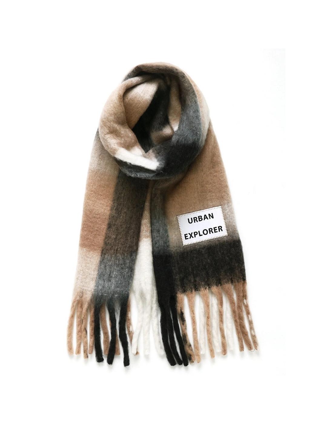 Fulares y Bufandas en Marrón. Unisex.