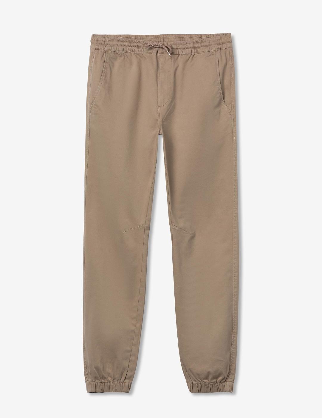 Pantalones Tiffosi beige para hombre.