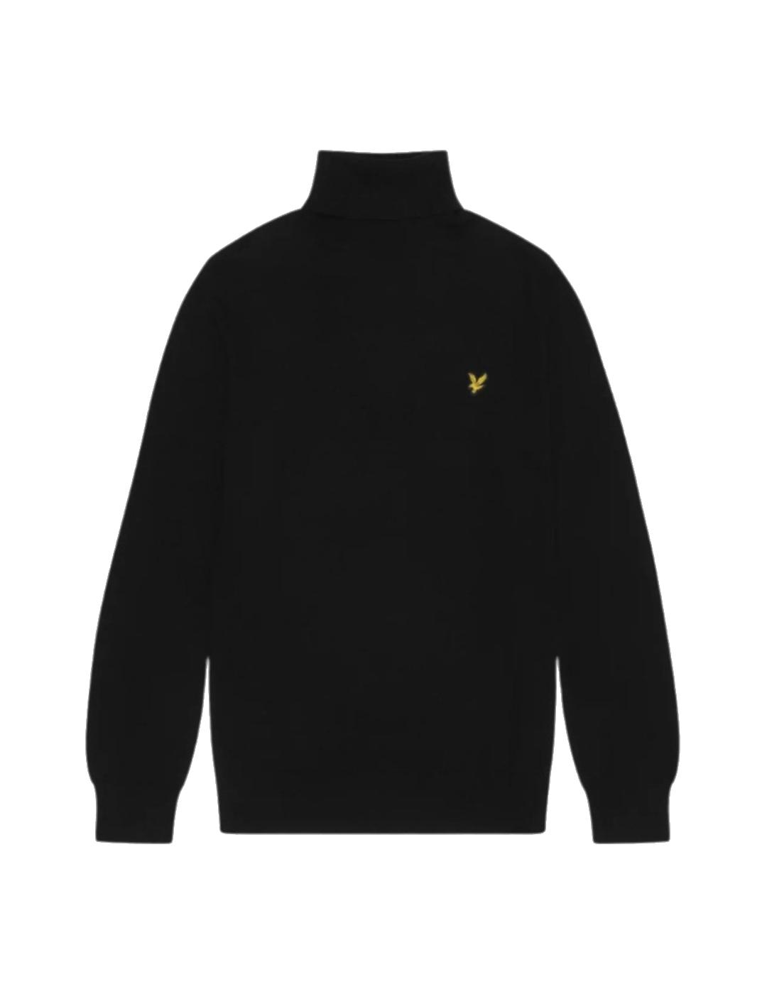 LYLE&SCOTT JERSEY CUELLO NEGRO