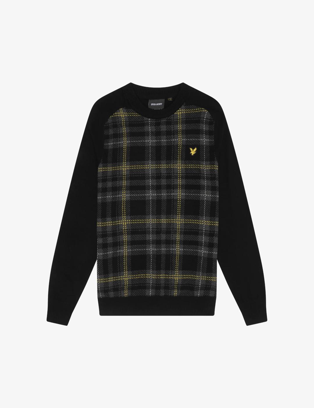 LYLE&SCOTT JERSEY CUADROS VERDE TARTAN JUMPER