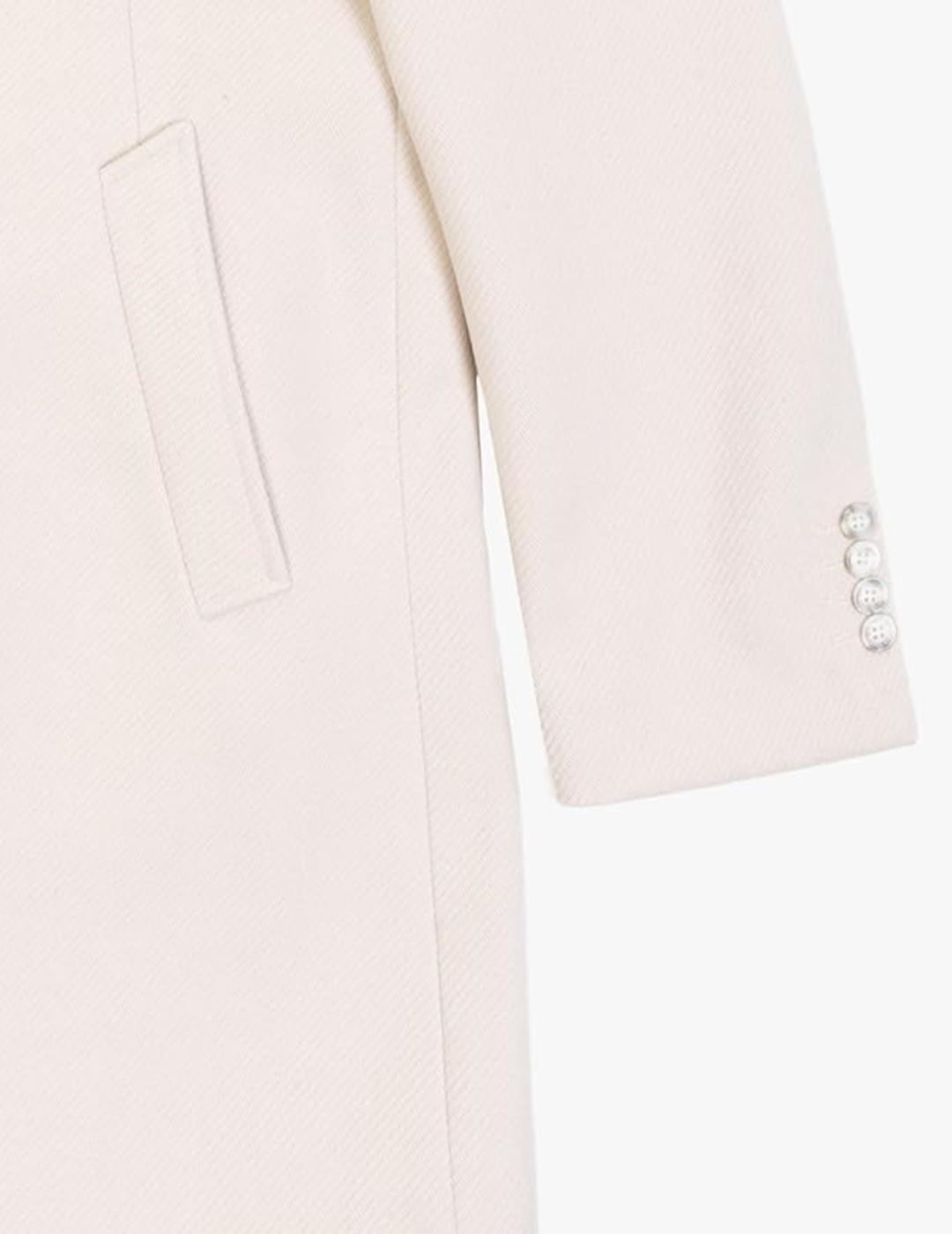 GIANNI LUPO ABRIGO PAÑO BEIGE