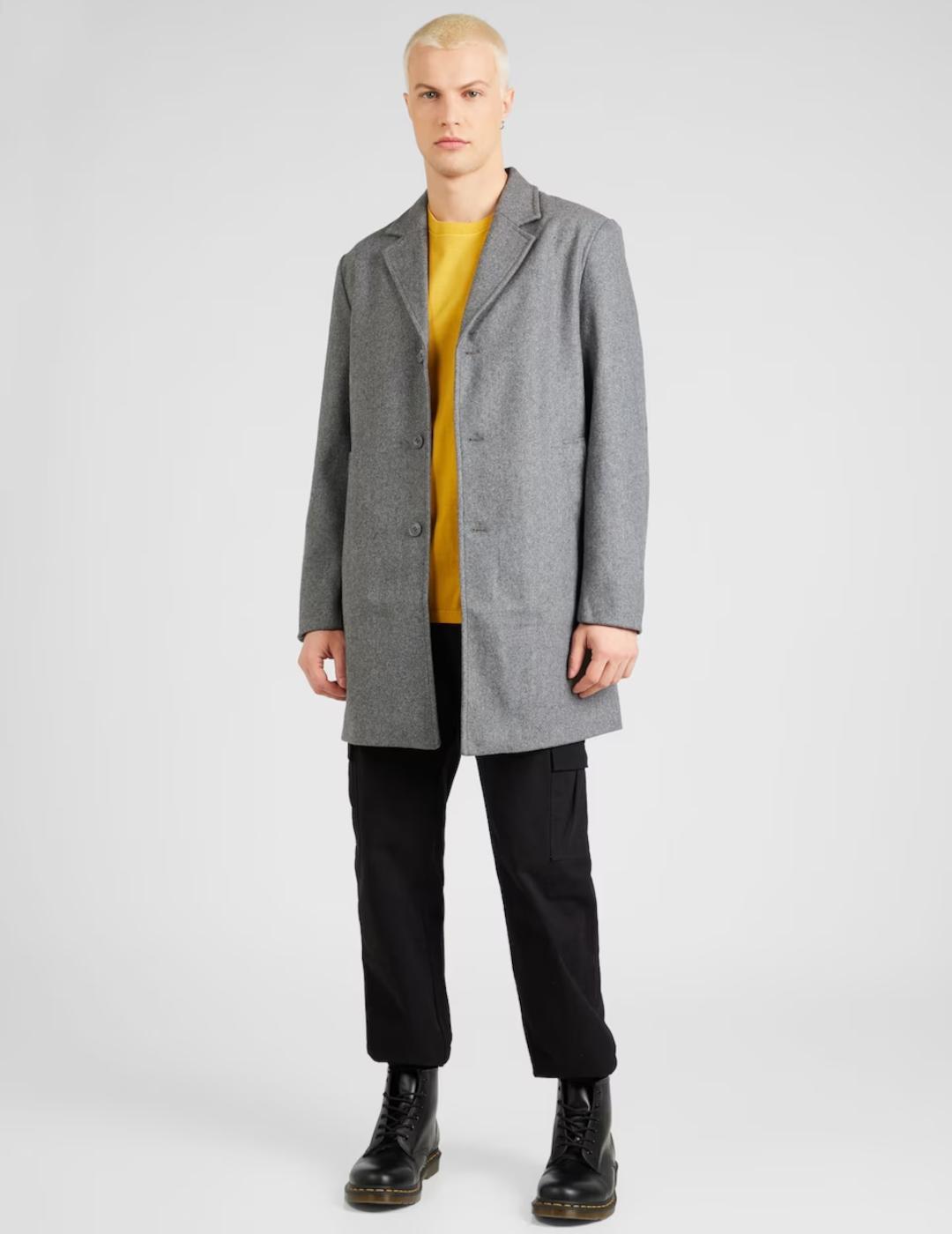 WEMOTO ABRIGO GRIS PAÑO CORTO