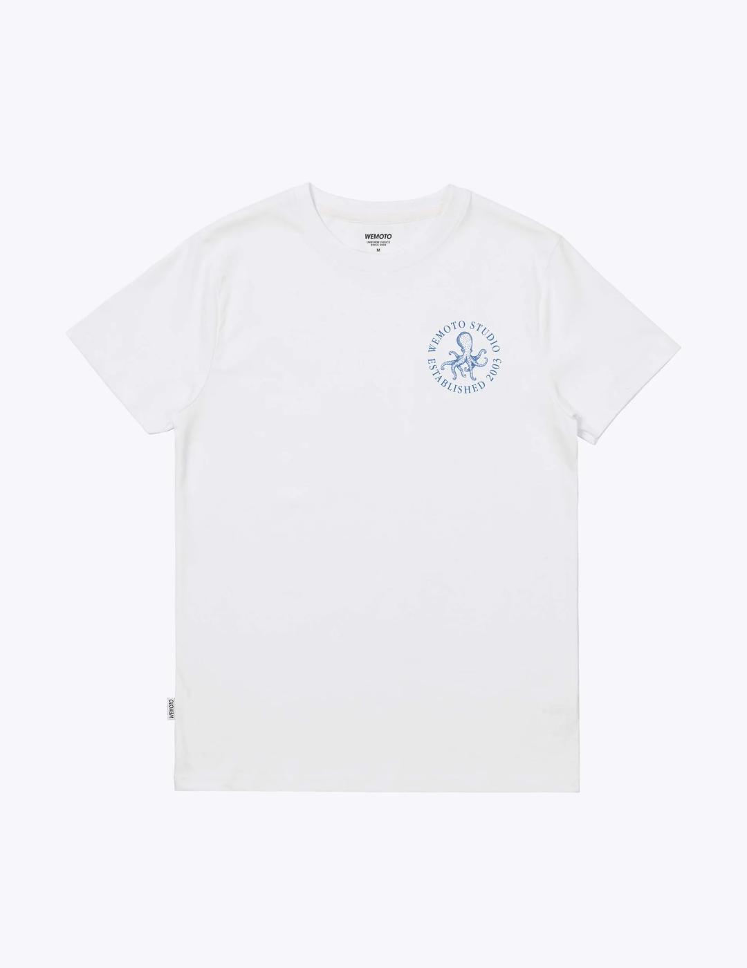 WEMOTO CAMISETA BLANCA OCTO