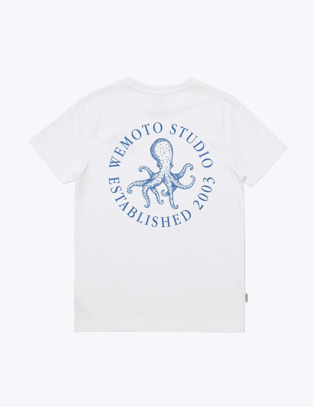 WEMOTO CAMISETA BLANCA OCTO
