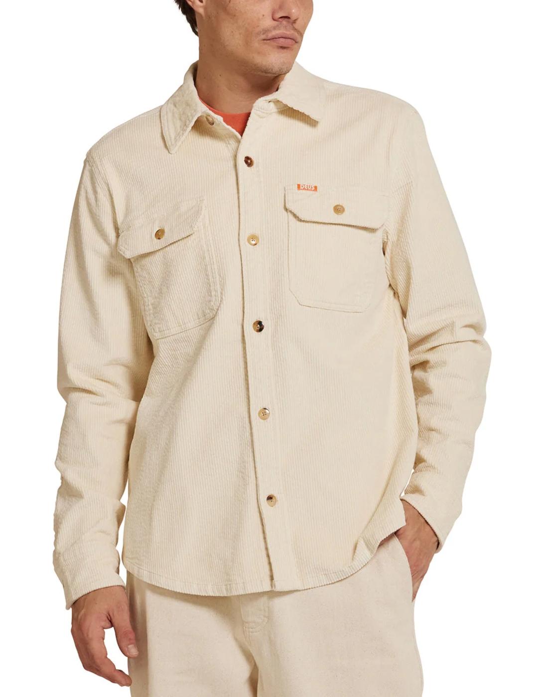 DEUS SOBRECAMISA BEIGE PANA WESTERN CORD