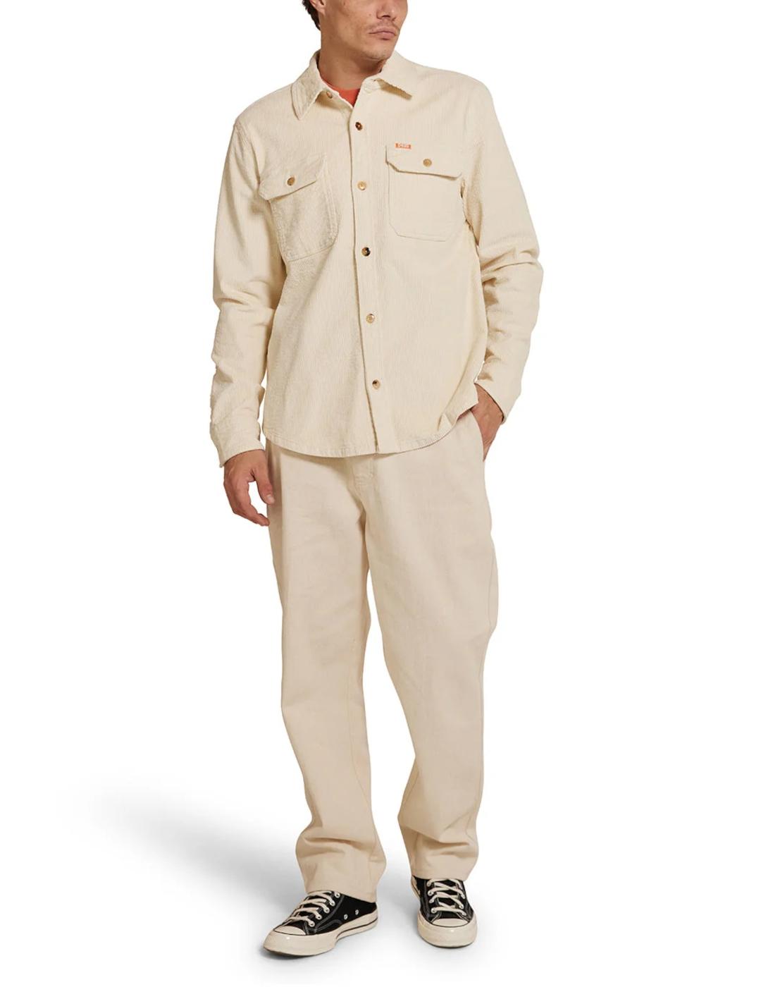 DEUS SOBRECAMISA BEIGE PANA WESTERN CORD