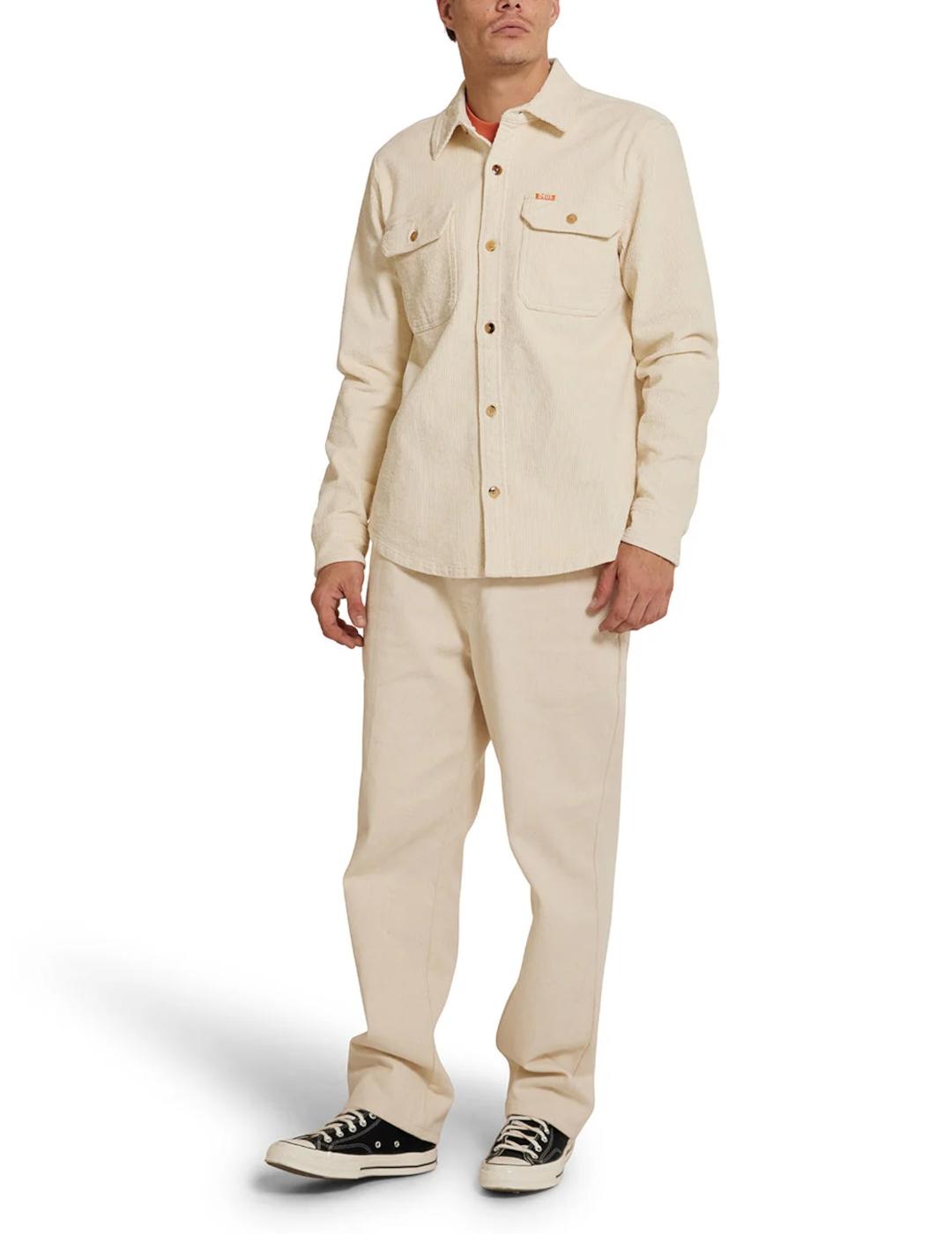 DEUS SOBRECAMISA BEIGE PANA WESTERN CORD