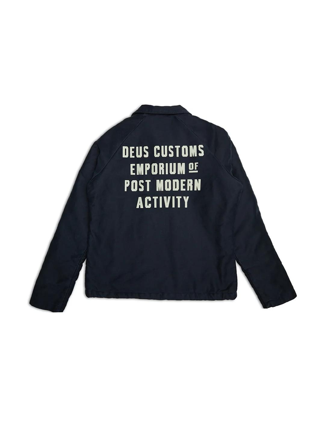 DEUS CAZADORA NEGRA PLYMOUNTH MECHANIC