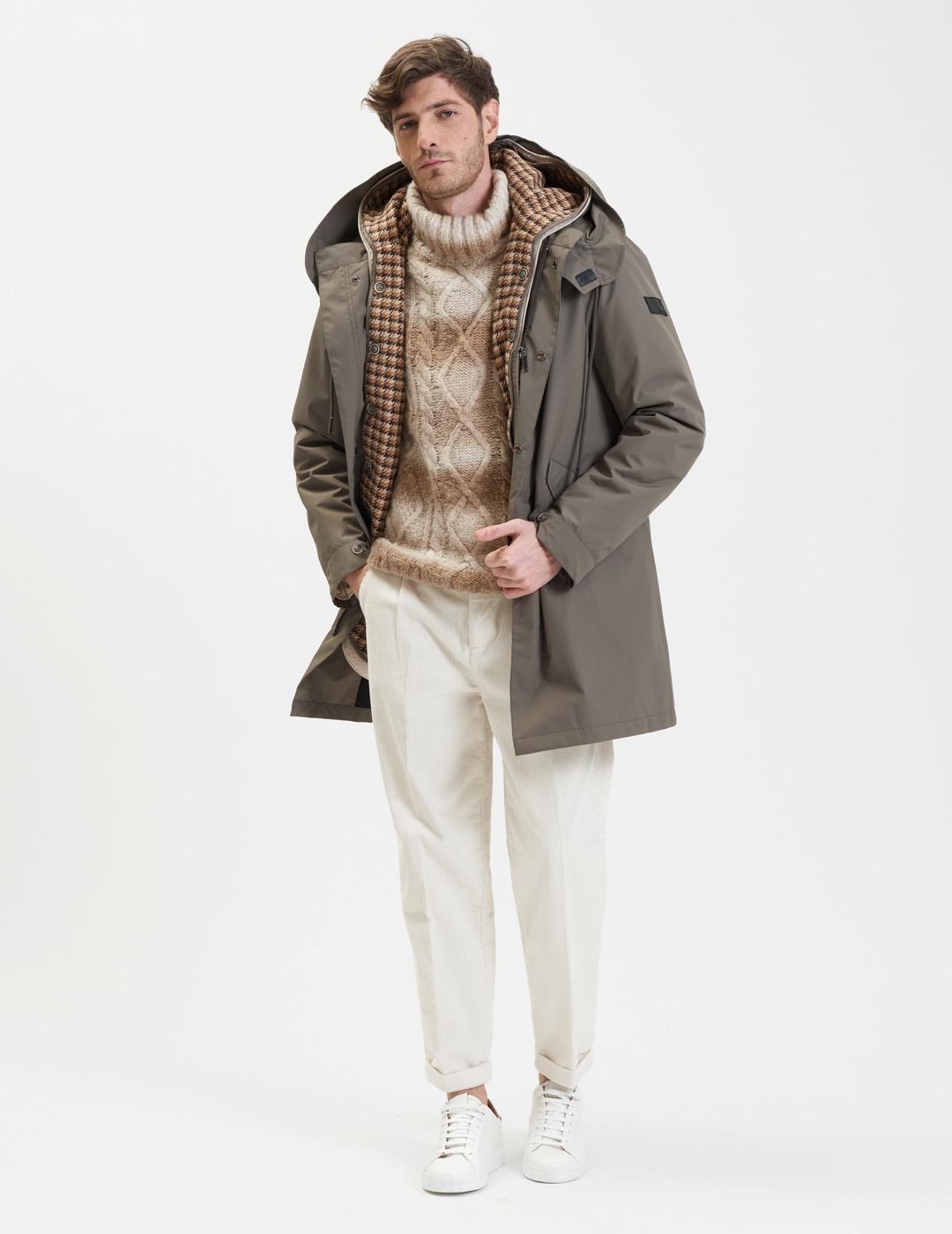 GIANNI PANTALÓN CRUDO PANA SLIM FIT