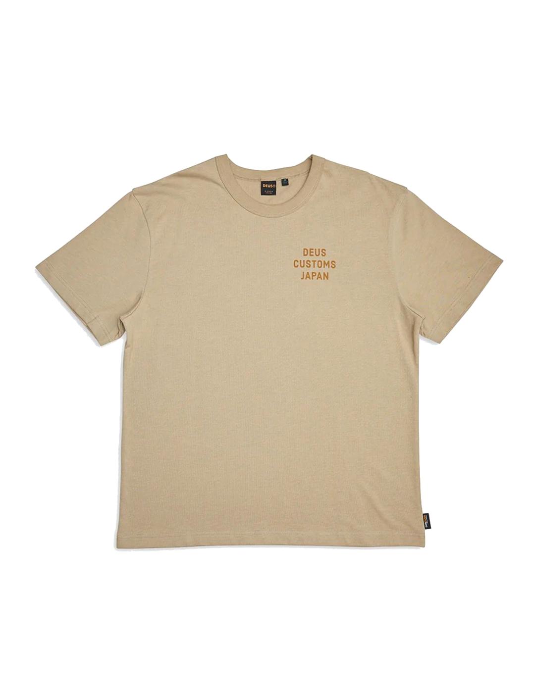 DEUS CAMISETA BEIGE SLICKS CORDURA