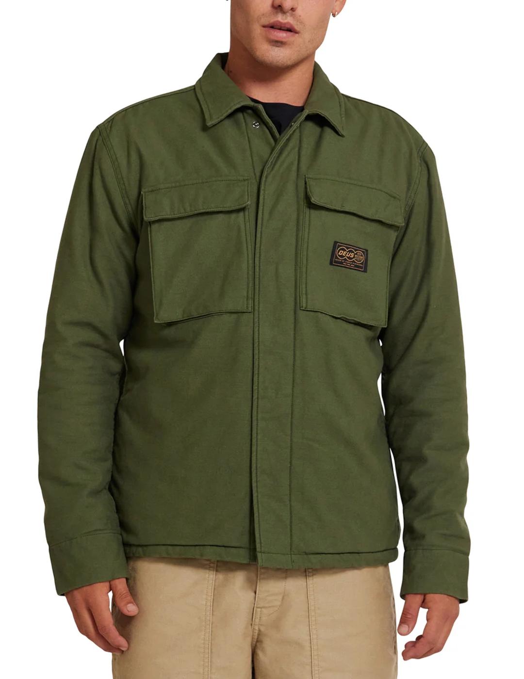 DEUS CAZADORA VERDE TOMMY SURF OVERSIZE