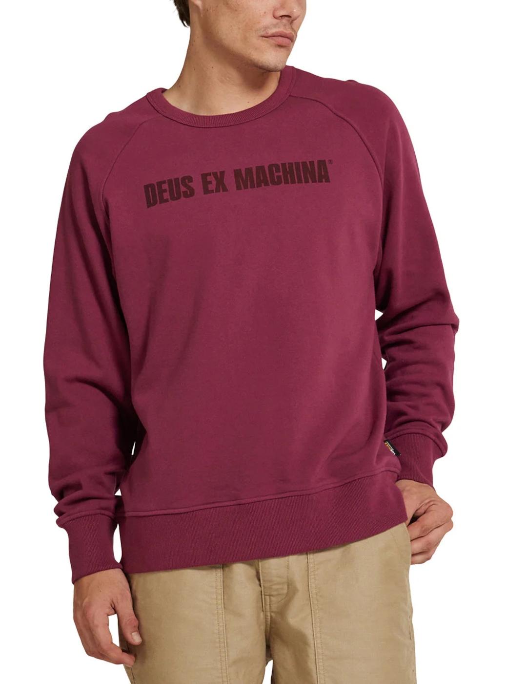 DEUS SUDADERA GRANATE SLED CORDURA