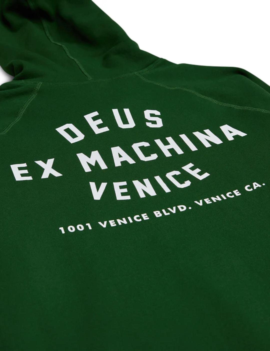 DEUS HOODIE VERDE VENICE ADDRESS