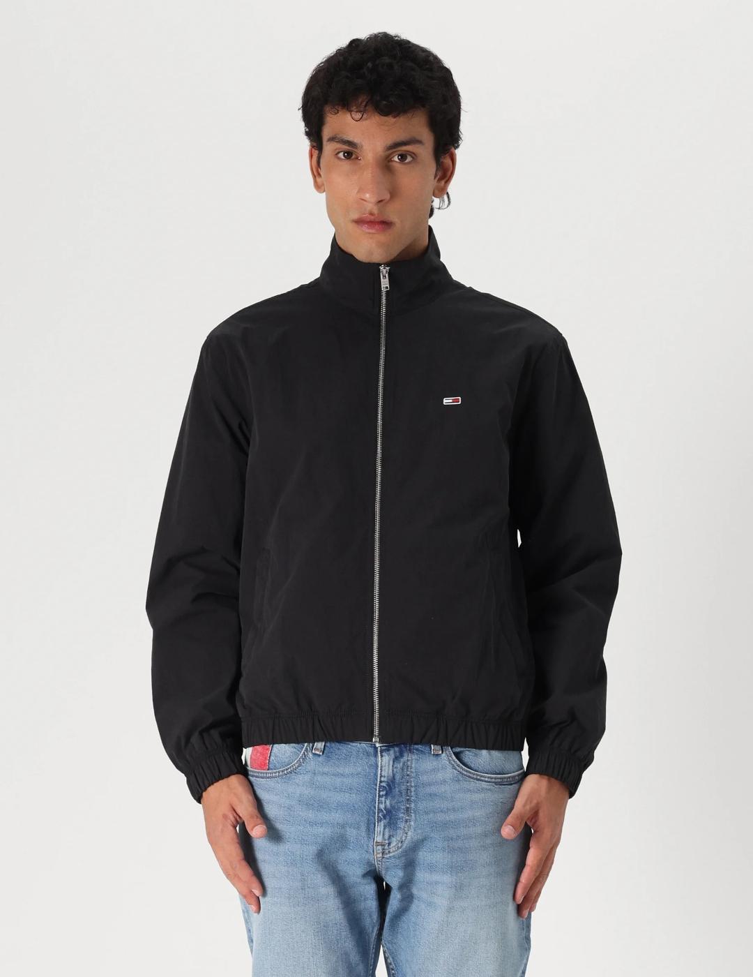 TOMMY CHAQUETA NEGRA ESSENTIAL