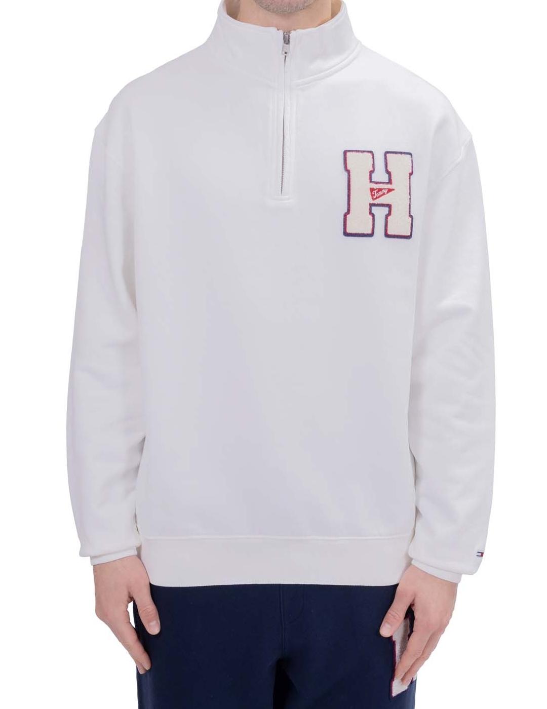 TOMMY ZIP 1/4 TOWEL ANTIQUE WHITE