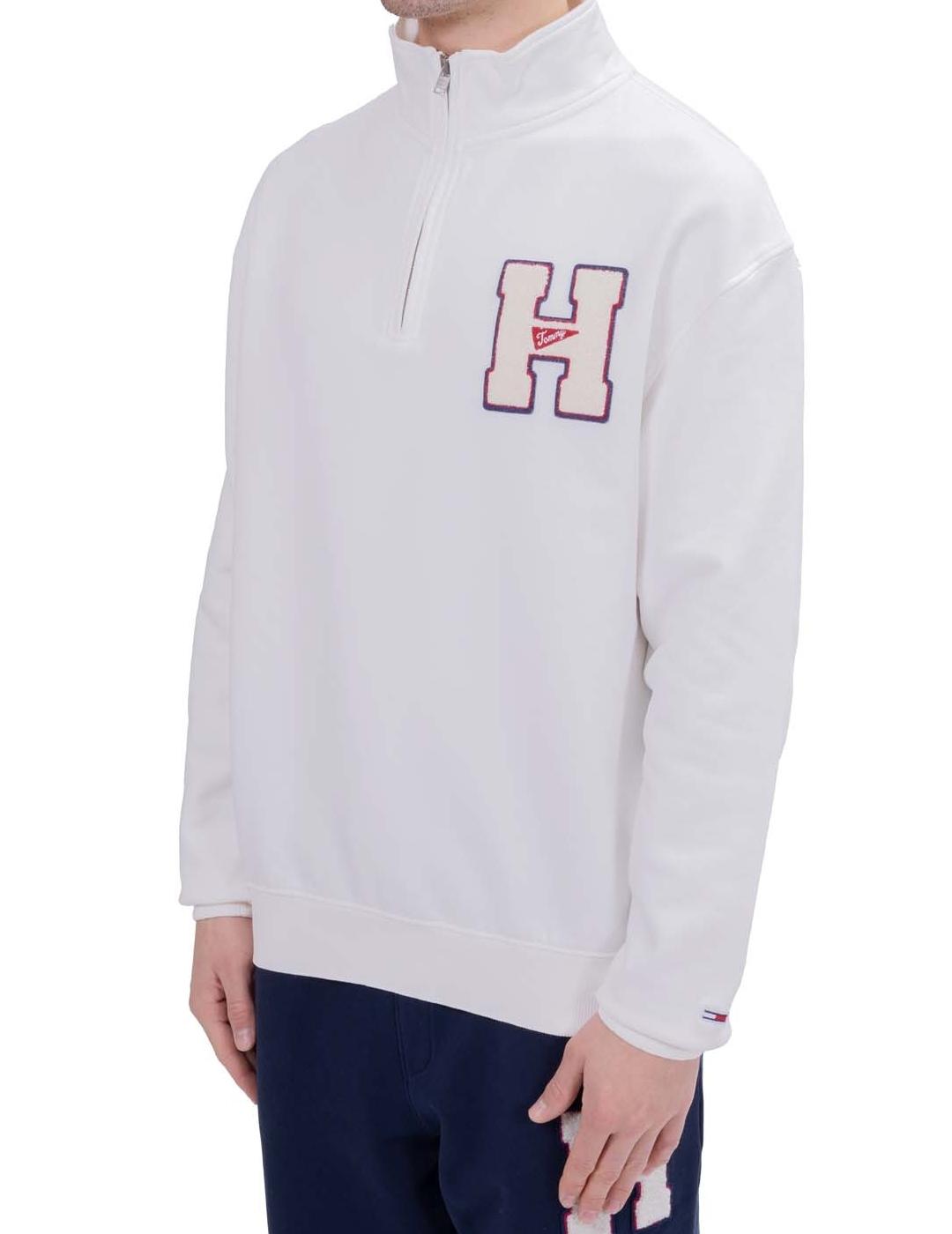 TOMMY ZIP 1/4 TOWEL ANTIQUE WHITE