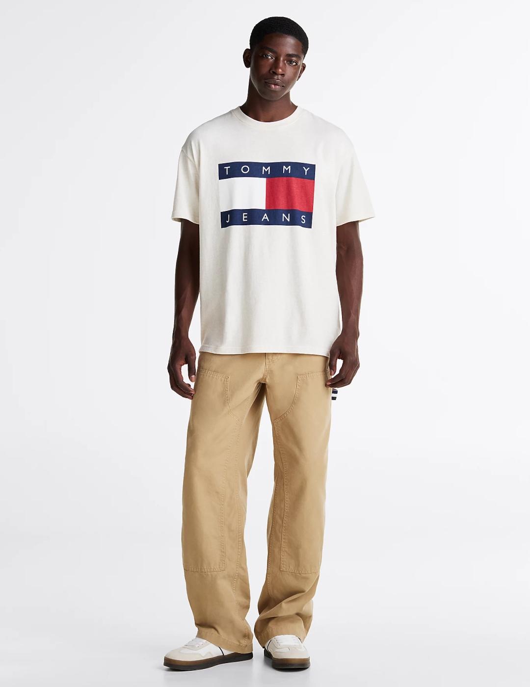 TOMMY CAMISETA OAT MARL LOGO GRANDE