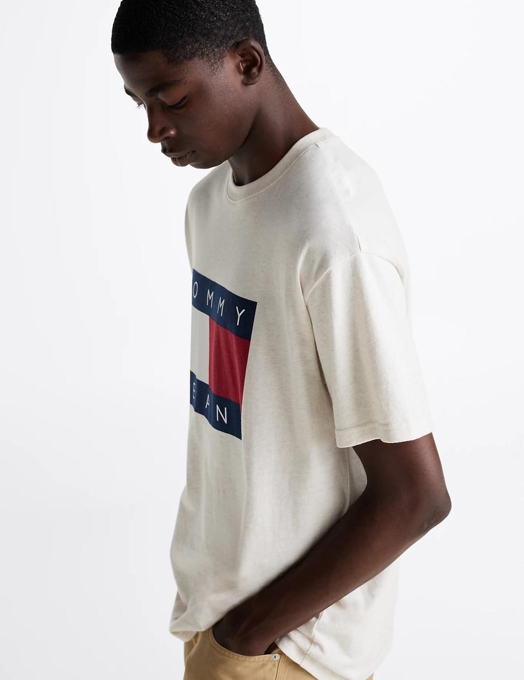 TOMMY CAMISETA OAT MARL LOGO GRANDE