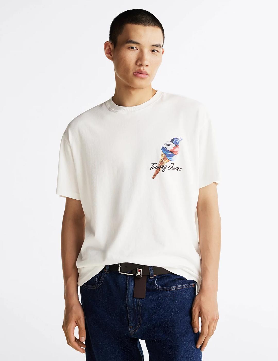 TOMMY CAMISETA ECRU NOVELTY