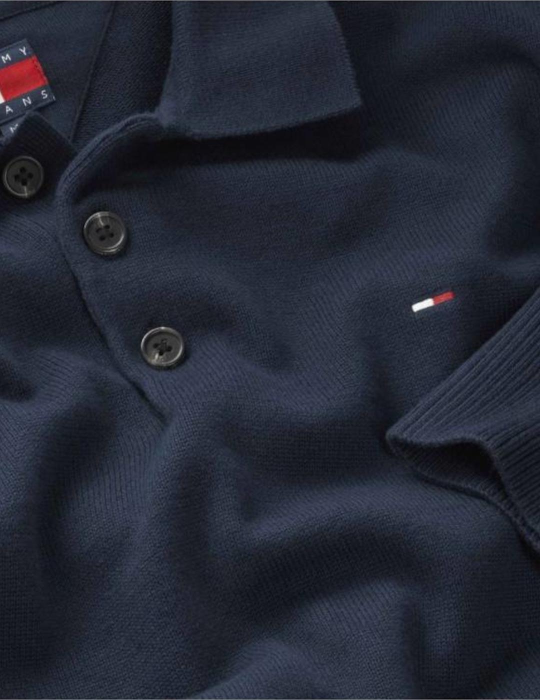 TOMMY POLO M/L DARK NIGHT SLIM ESSENTIAL