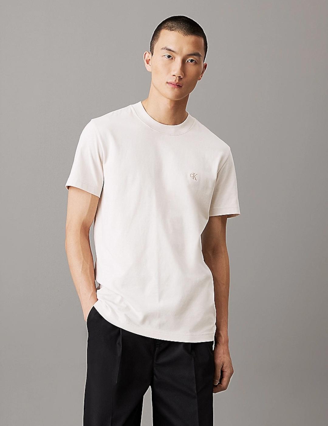 CALVIN KLEIN CAMISETA HEAVY MOONBEAM