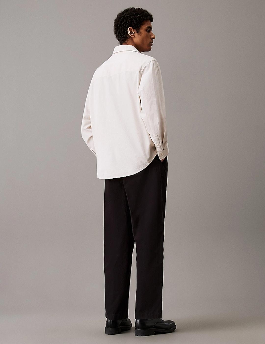 CALVIN KLEIN PANTALÓN CROPPED PLEAT NEGRA