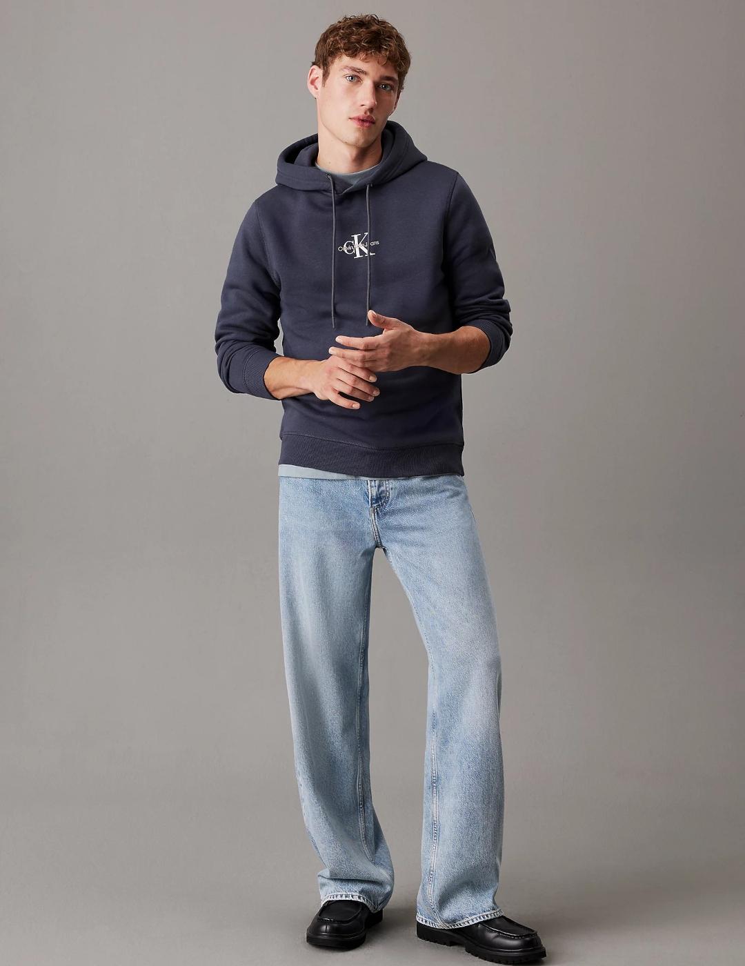 CALVIN KLEIN HOODIE EBONY