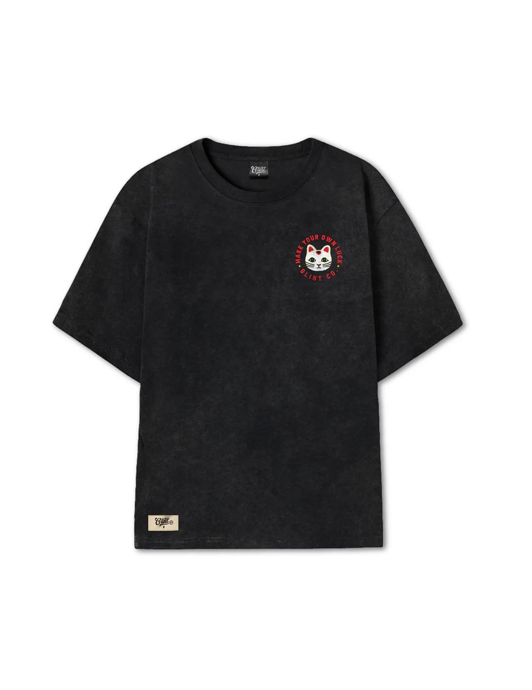 GLINT CAMISETA NEGRA LUCKY CAT