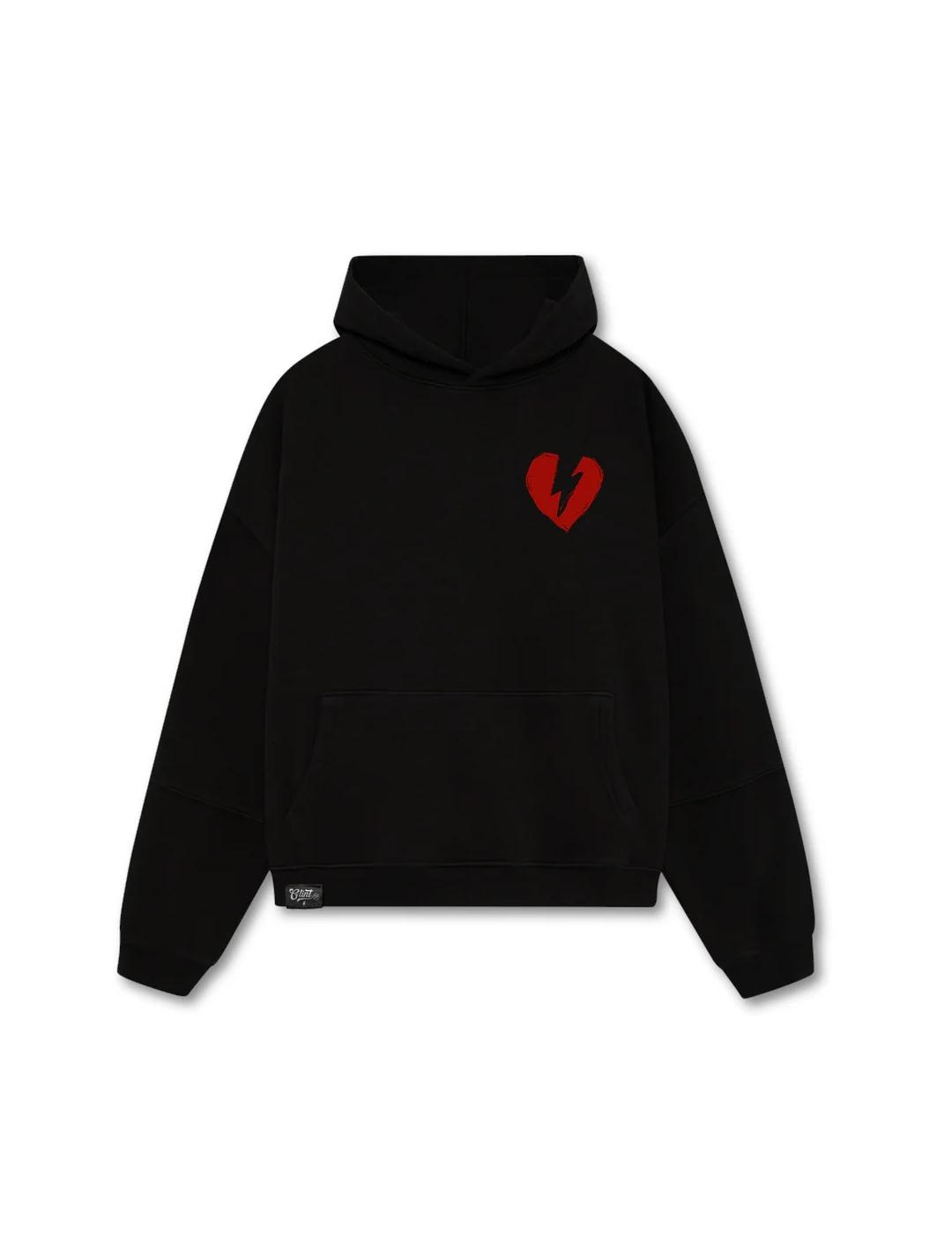 GLINT SUDADERA NEGRA ALL IN HOOD