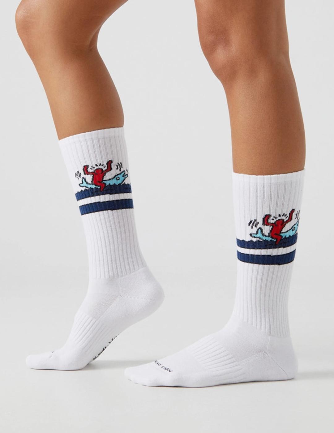 JIMMY LION BLANCO DOLPHIN KEITH HARING