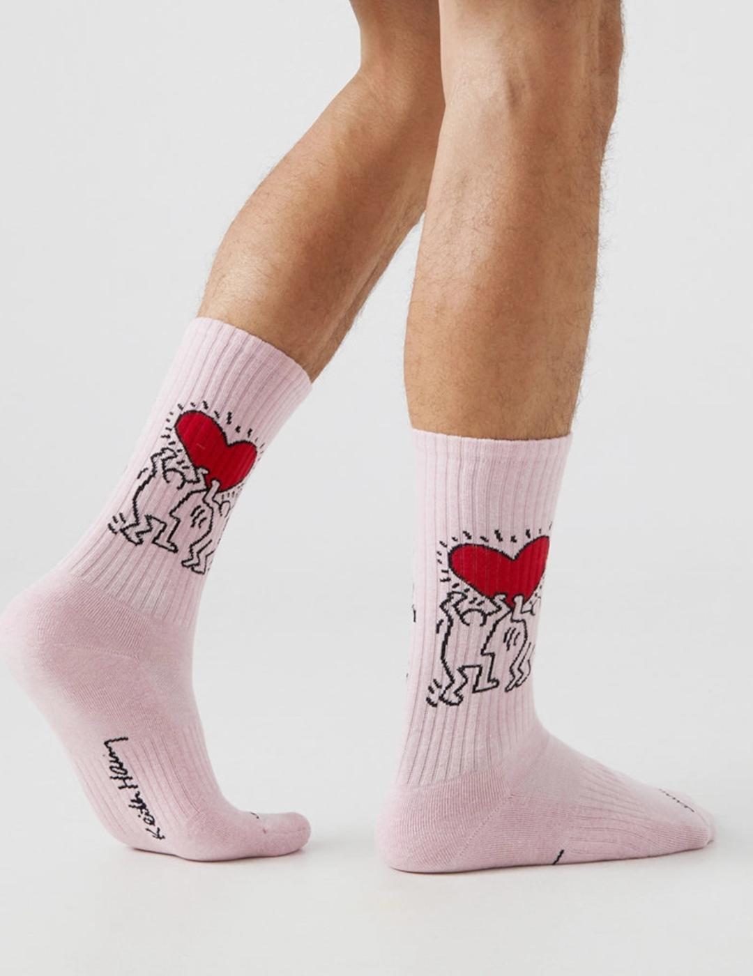 JIMMY LION ROSA HEART KEITH HARING