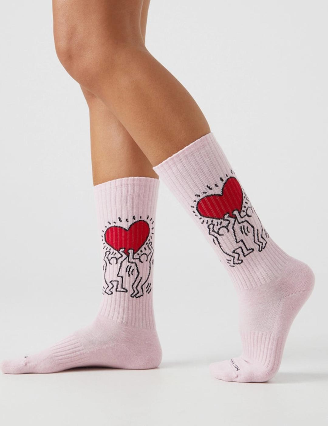 JIMMY LION ROSA HEART KEITH HARING