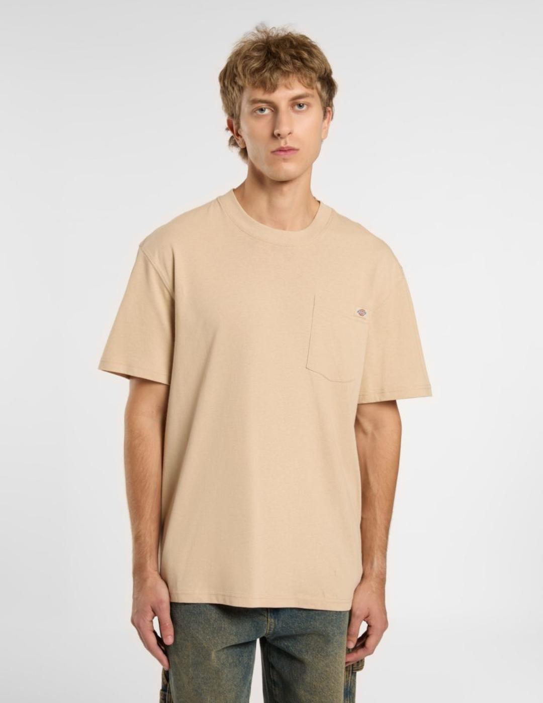 DICKIES CAMISETA LURAY POCKET IRISH CREAM