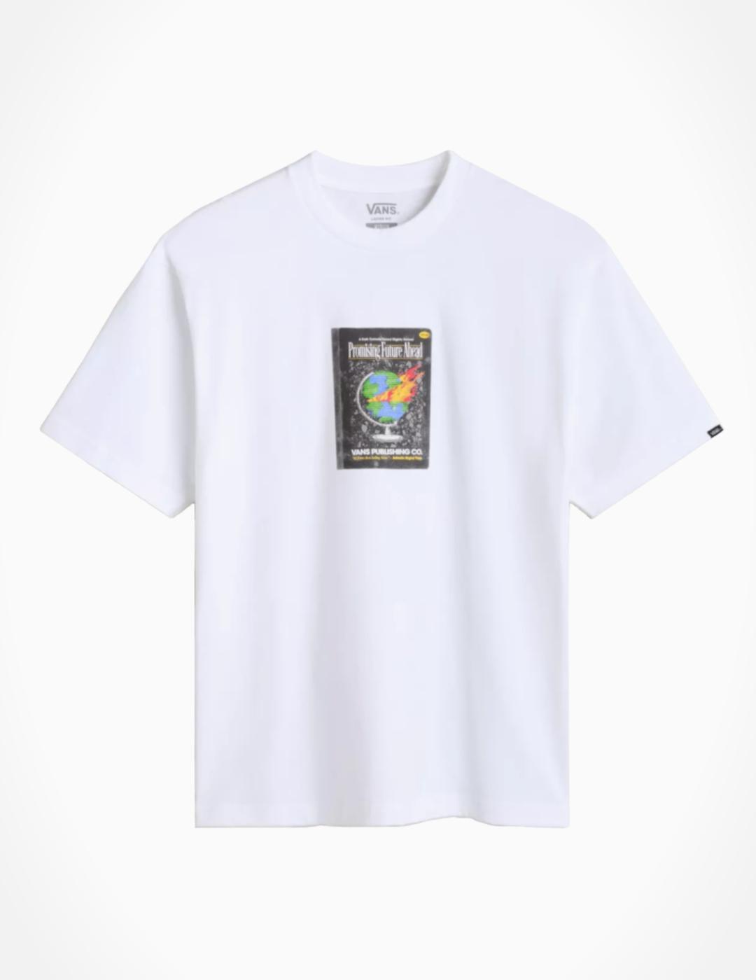 VANS CAMISETA BLANCA PAPERBACK