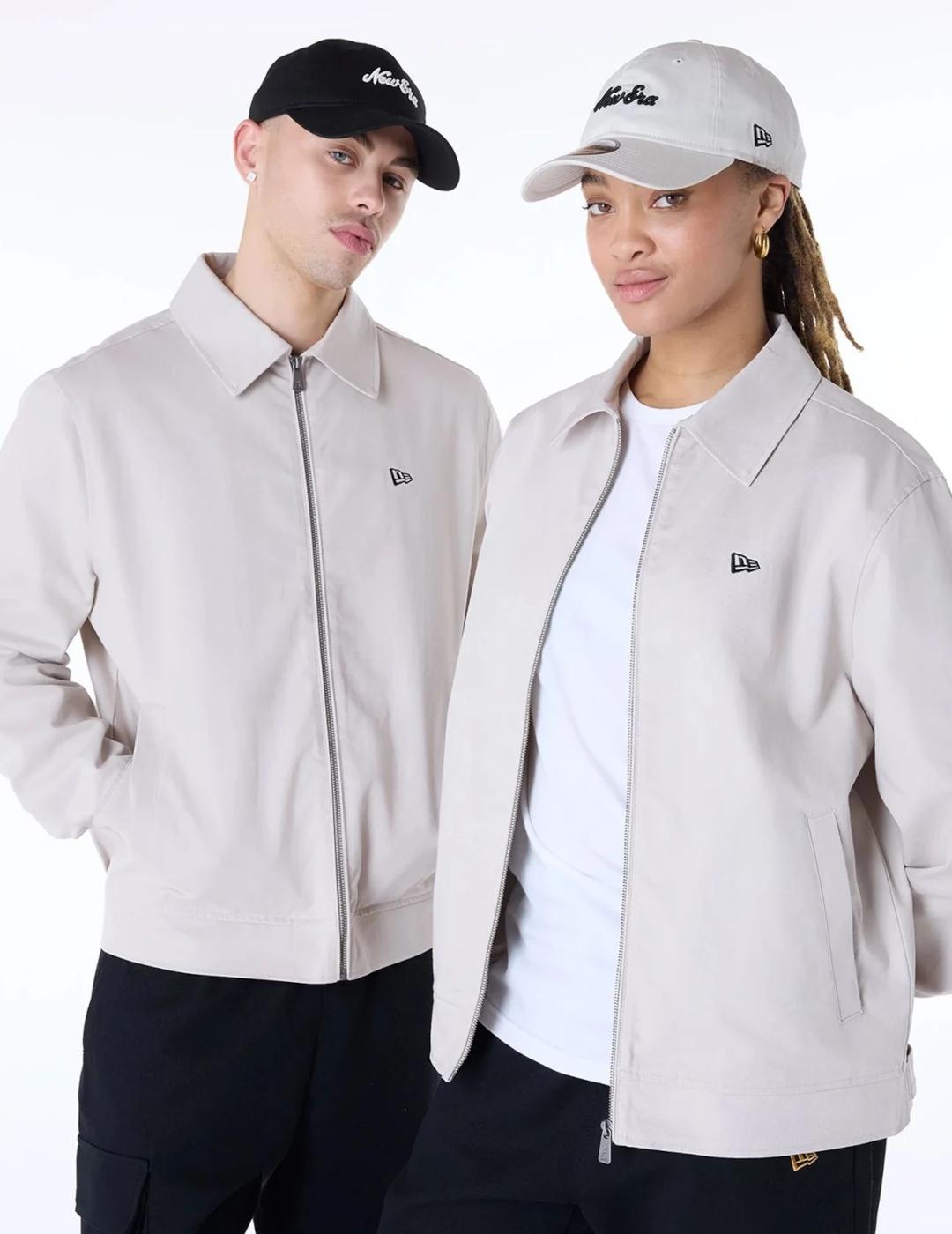 NEW ERA CHAQUETA CREMA COLLARED