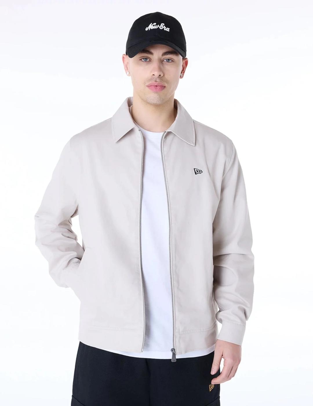 NEW ERA CHAQUETA CREMA COLLARED