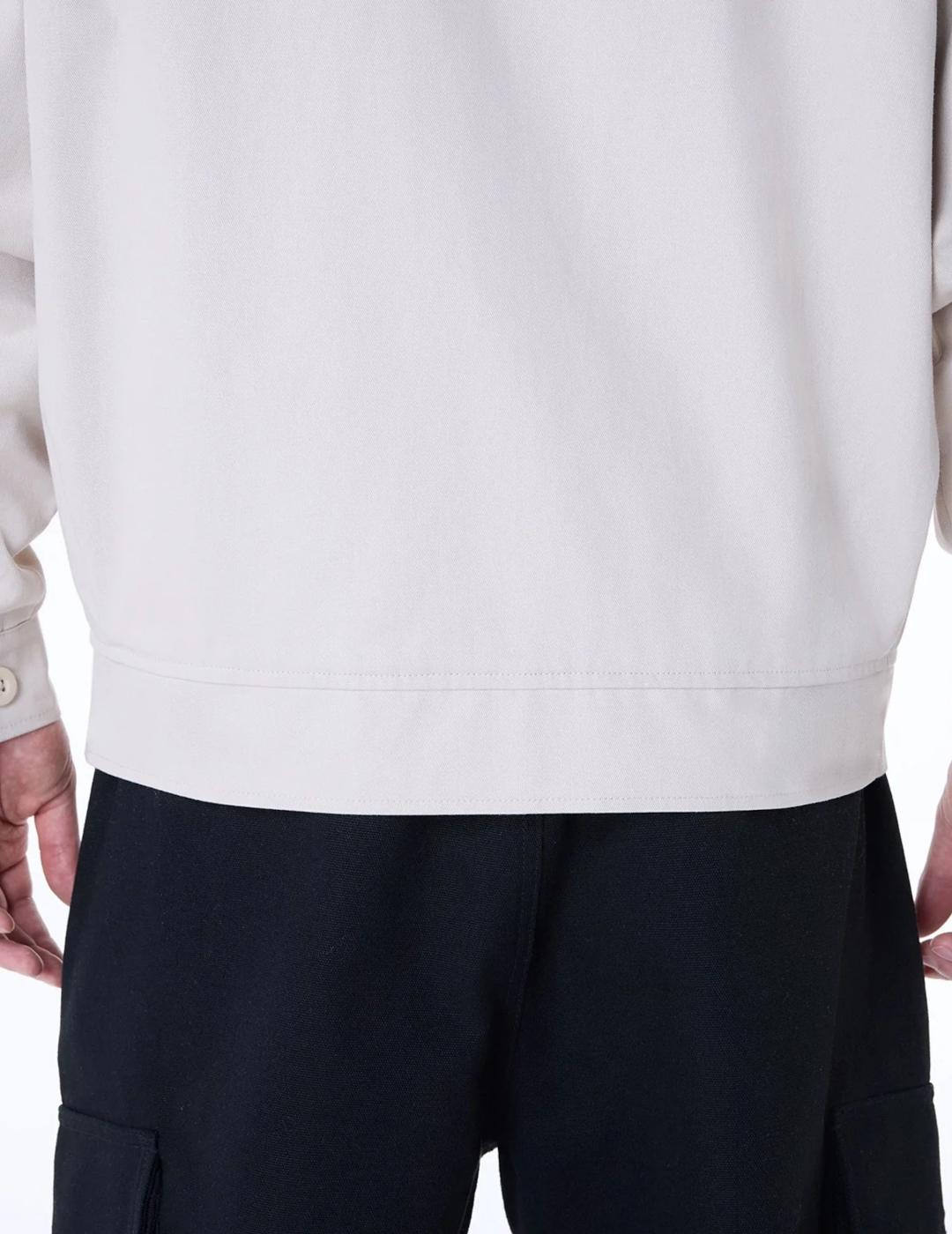 NEW ERA CHAQUETA CREMA COLLARED