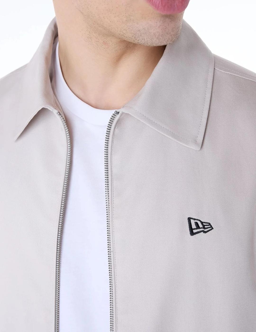 NEW ERA CHAQUETA CREMA COLLARED