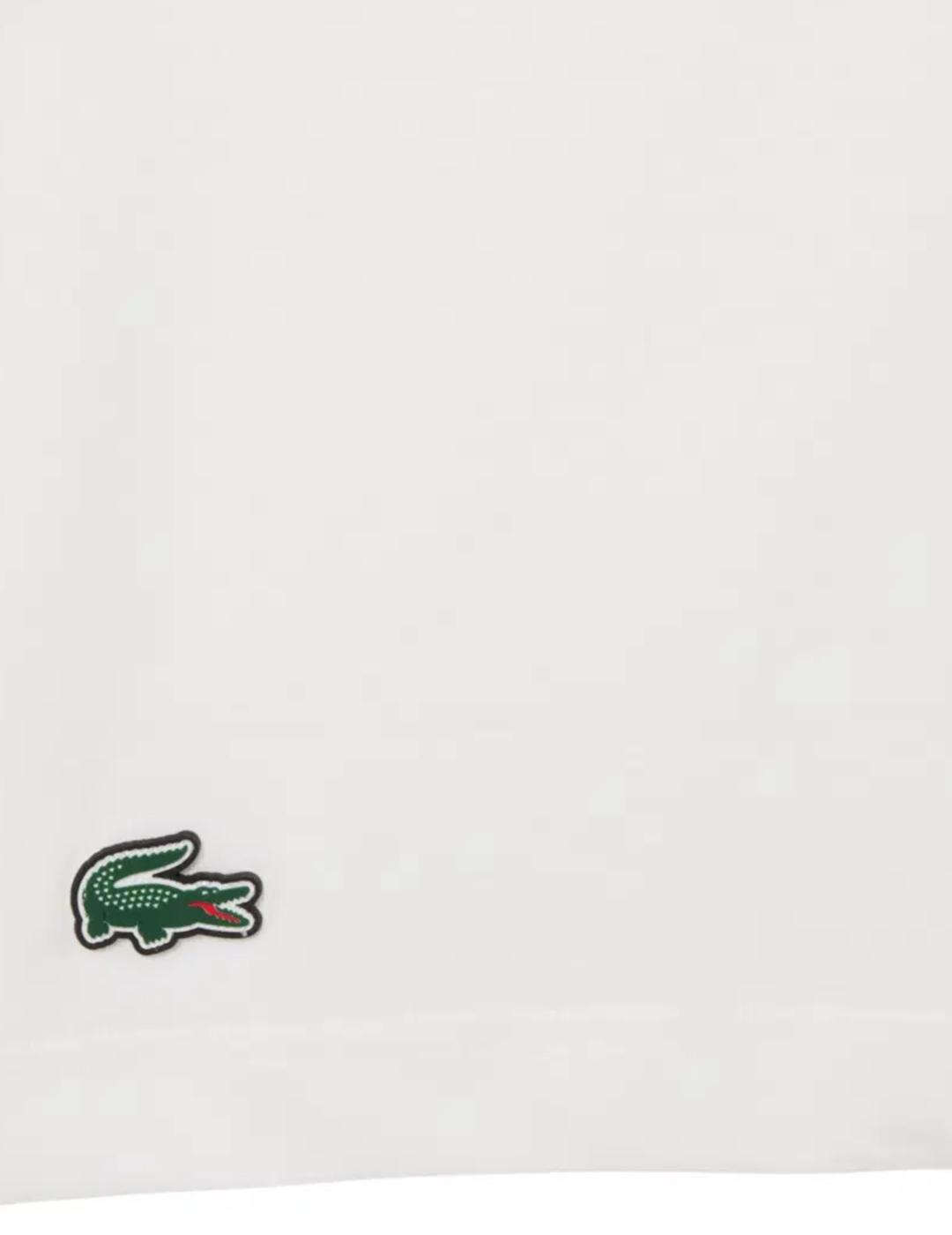 LACOSTE CAMISETA BLANCA ESTAMPADA