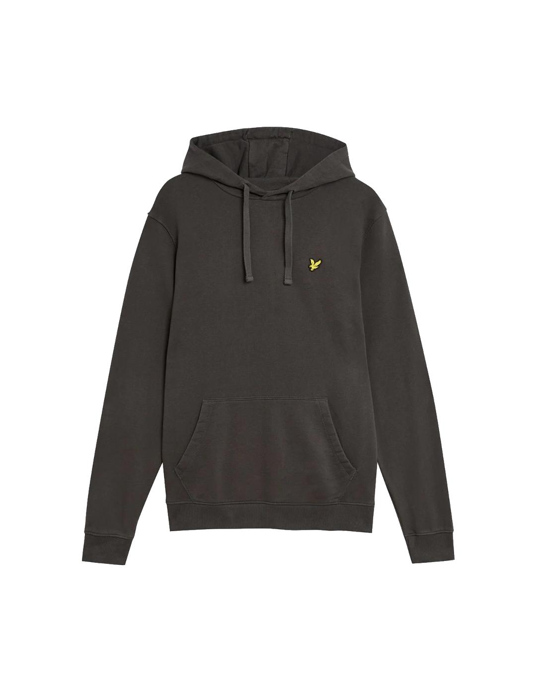 LYLE&SCOTT HOODIE GUNMETAL