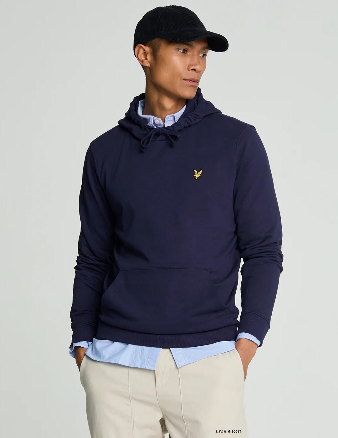 LYLE&SCOTT HOODIE NAVY