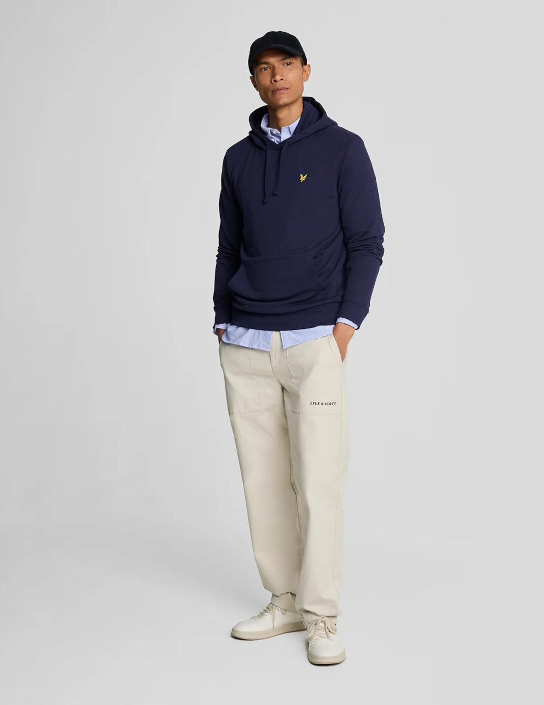 LYLE&SCOTT HOODIE NAVY